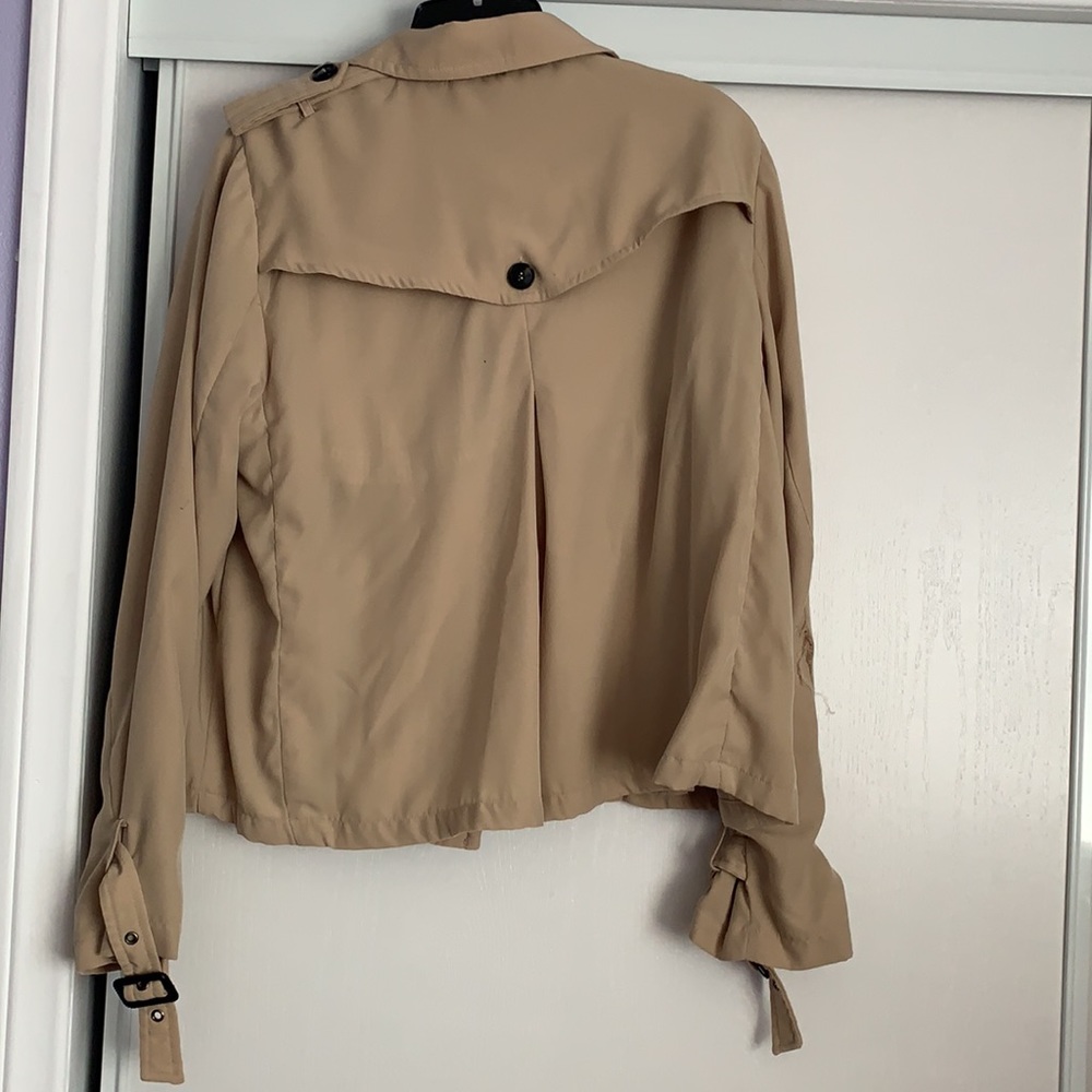 Women’s Double Breasted Polyester Light Jacket Si… - image 2